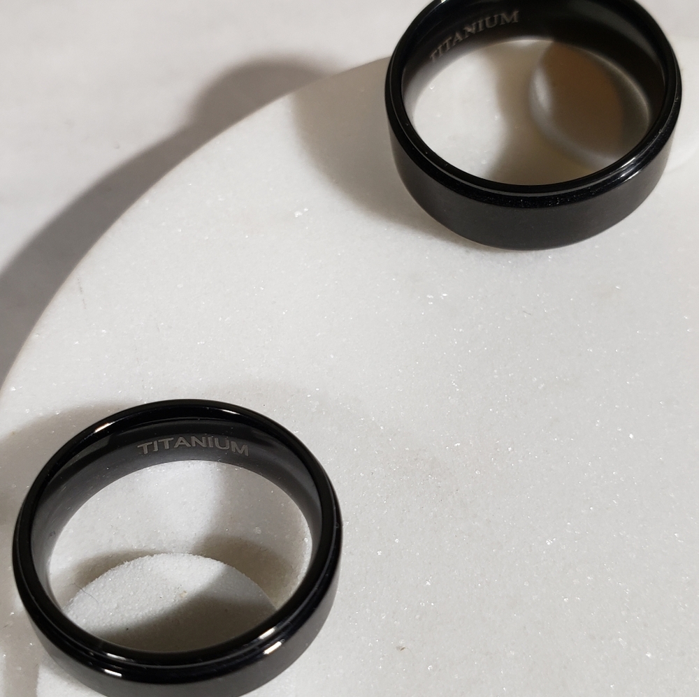 Set of Titanium Rings